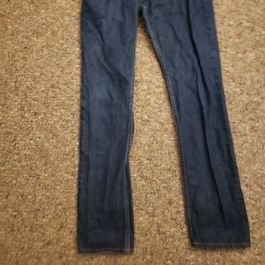 Topman cinch waist button fly blue wash jeans 30
